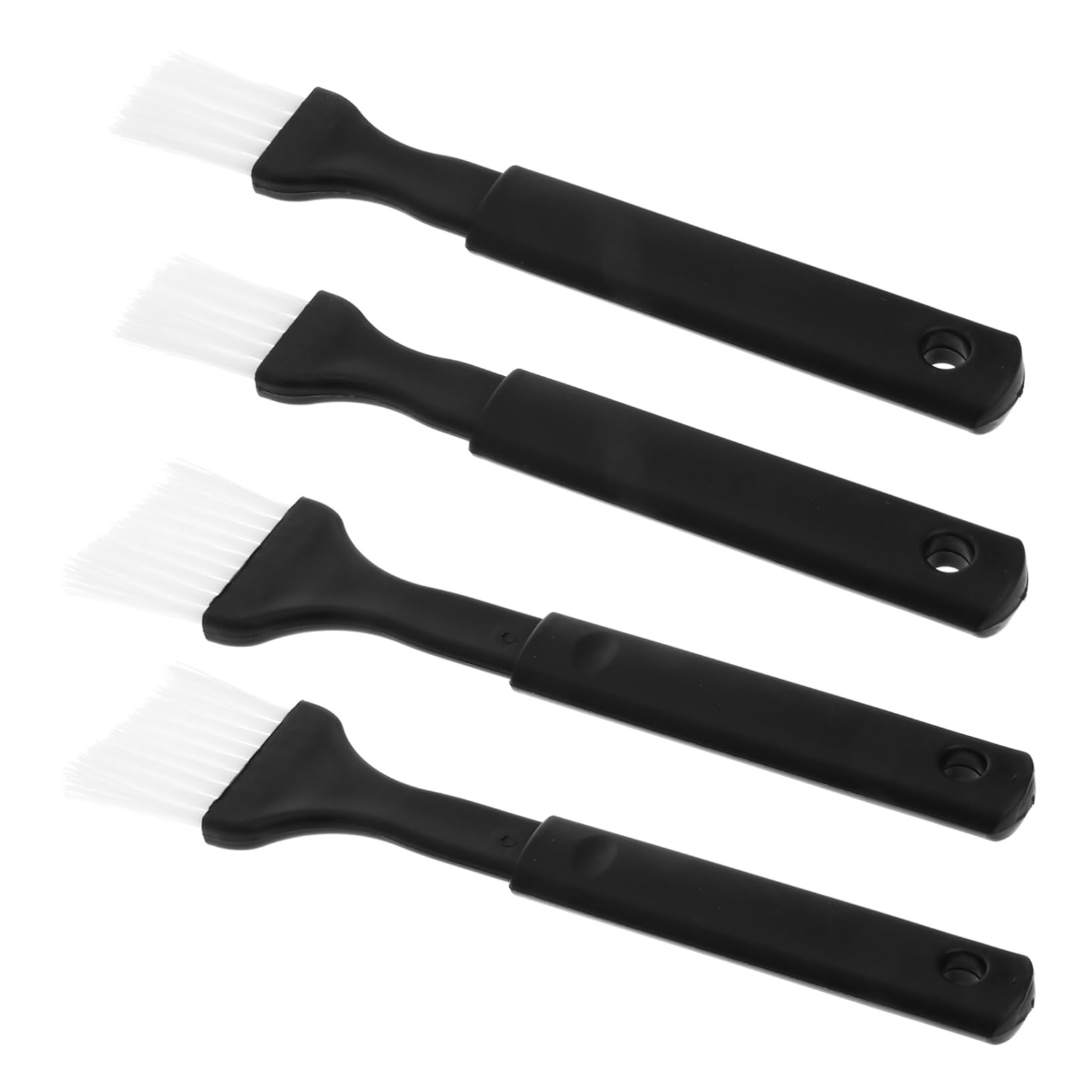 Garneck Bbq Grill Brush Set 2 Big 2 Small Plastic Pastry Brushes for Cooking Baking