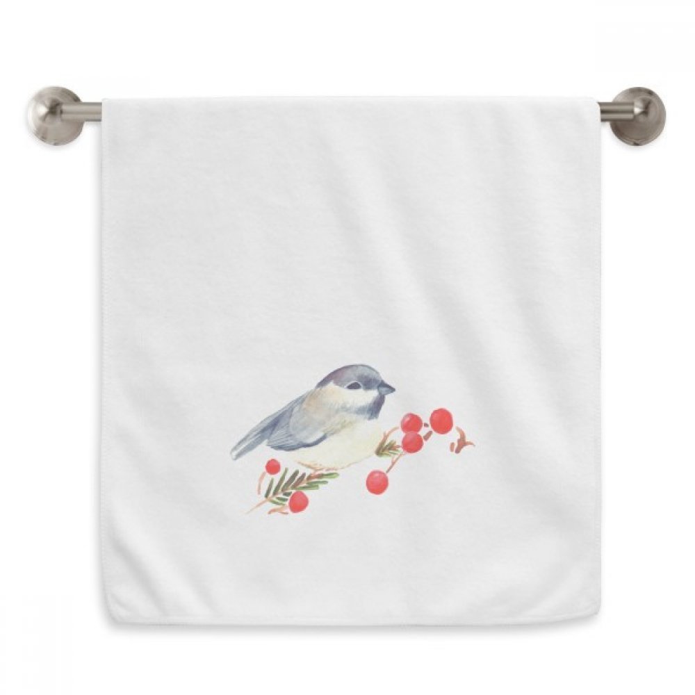 Serviette débarbouillette magpie blanche au tissage doux et absorbant