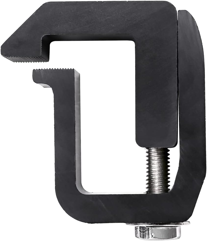 AA-Racks P-AC-08 Truck Cap/Camper Shell Mounting Clamp fit Chevrolet Silverado S-10 Colorado/GMC Sierra Sonoma Canyon, Dodge Ram, Ford F-150, Set of 4 - Black