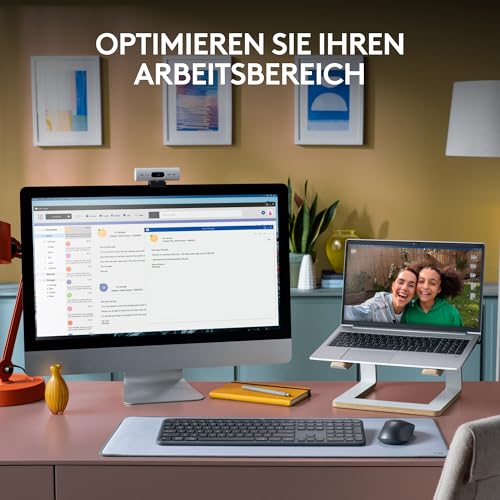Logitech Signature Slim K950 kabellose Tastatur, schlankes Design, Wechseln zwischen Geräten beim Tippen, leises, Bluetooth, Multi-OS, Windows, Mac, Chrome, DEU QWERTZ-Layout, Graphit