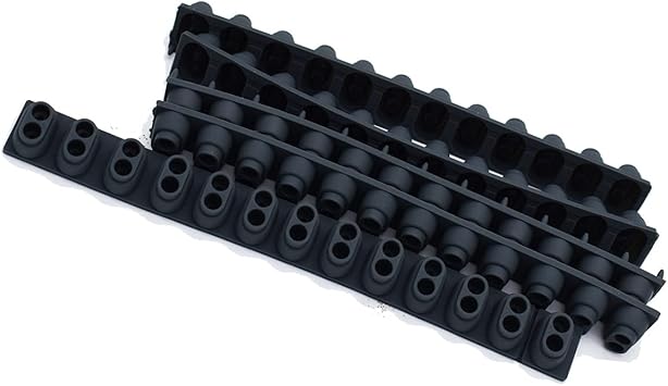 5PCS Rubber key contact strip Compatible with Yamaha PSR-GX76/PSR-E433/PSR-E423/PSR-E413/PSR-E403/PSR-E313/YTP-420 MM6 etc Conductive Rubber Contact Pad
