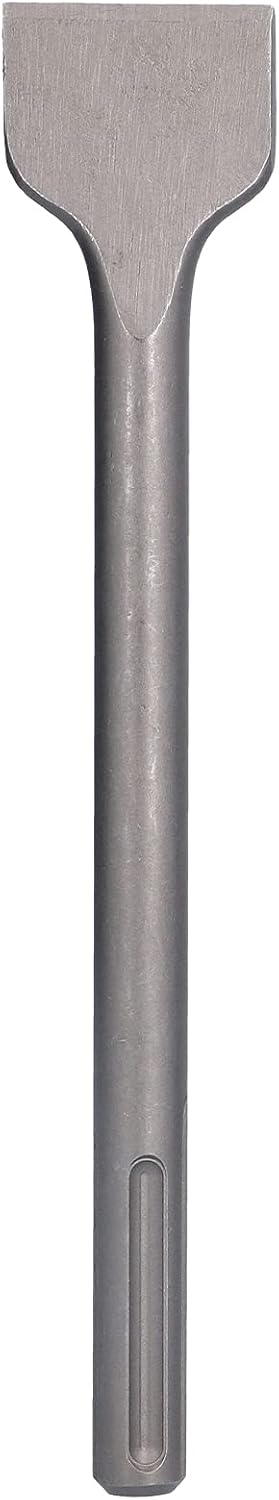 3Pcs SDS Chisel Set, Thinset Scraping Bit Thinset Scaling Chisel Point Chisel Flat Chisel Wide Chisel SDS Chisel Bits for Hammer Drills Tile Removal(SDS Max)