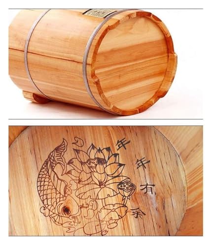 Tina de Madera Natural para Masaje y Relajación de Pies miniatura 6