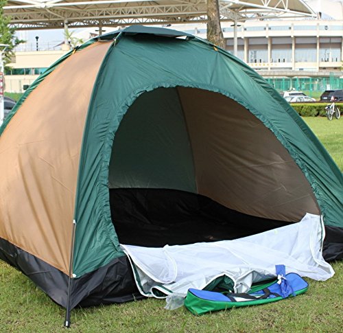 Tente de camping pour 4 personnes robuste et résistante aux intempéries - 2