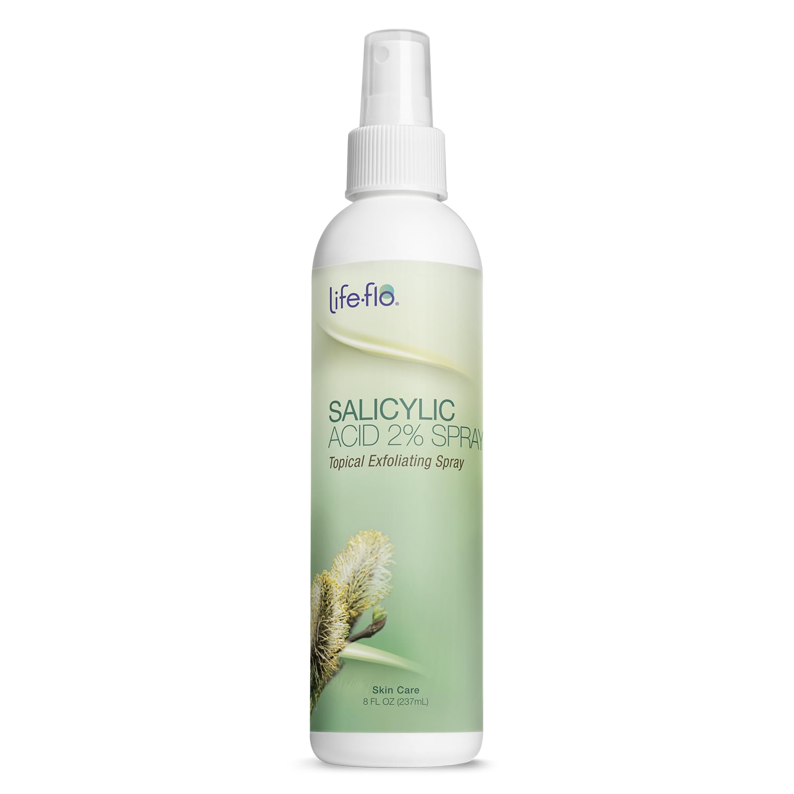Life-Flo Salicylic Acid Spray | Topical Exfoliating Spray | 2% Salicylic Acid for Skin, Fine Lines, Wrinkles, Acne | 8 oz