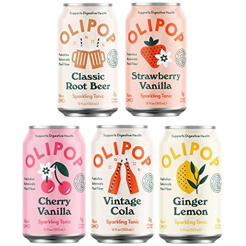 OLIPOP 5-Flavor Soda Variety Pack Cover