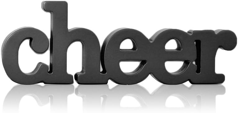 ChalkTalkSPORTS Wooden Cheer Sign - Autograph Ready Gift for Cheerleaders & Coaches