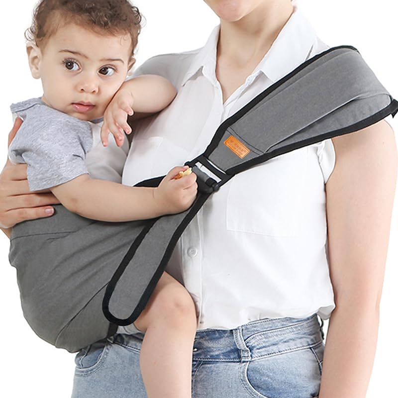 Toddler Sling Carrier,Baby Swing Carrier Sling for Newborn to Toddler,Baby Sling Carrier Adjustable Padded Shoulder Strap, Compact Non-Slip Hip Seat Carrier Carrying 10-30 Lbs