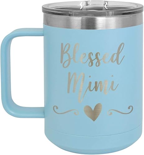 Miniatura 1 de Taza de café con tapa abatible MIMI de 15 onzas con aislamiento para viajar | Ideas de regalo de cumpleaños o Navidad de mujeres o hombres | Compare