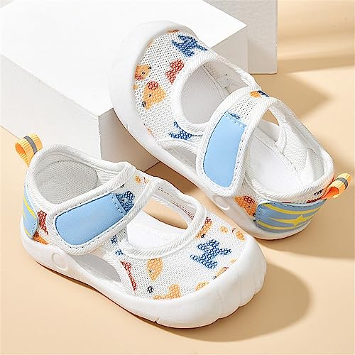 Infant Boys and Girls Baby Newborn Summer Sneakers Cute Dog Print Breathable Net Design Walking Cool Boys Shoes Slides2