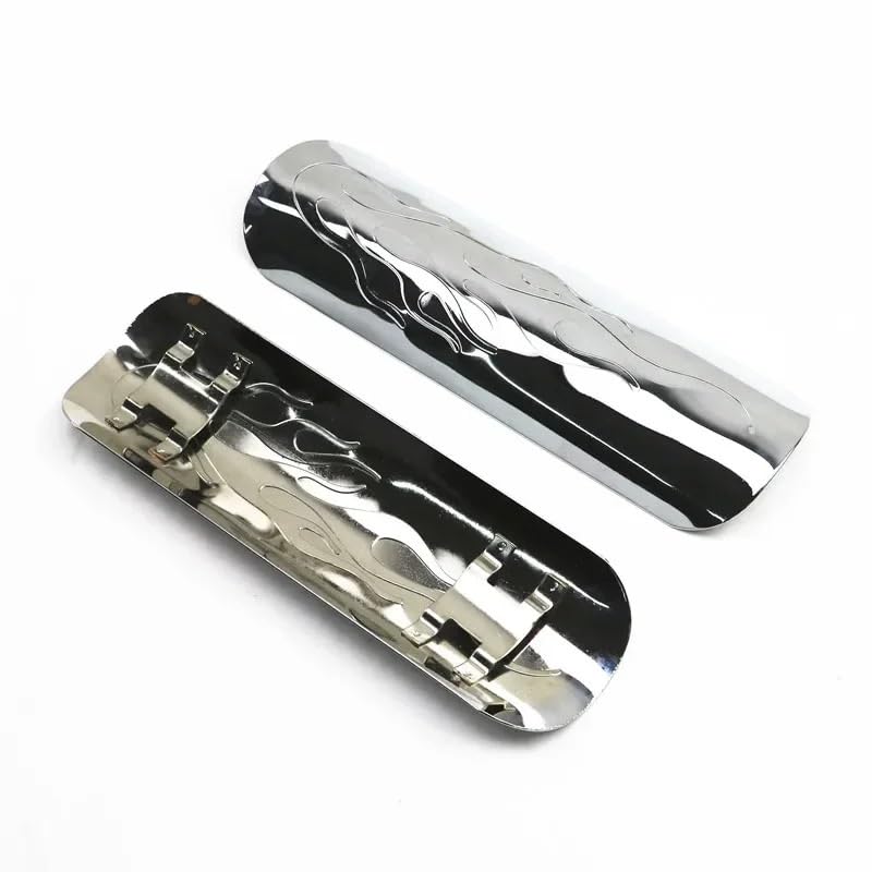 Moto 2X Tubo de Llama Cromado para