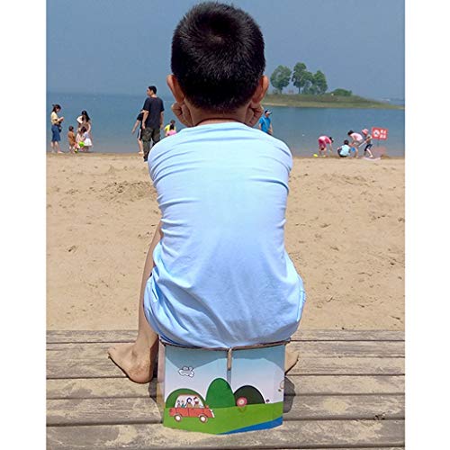 Potty Seat voor peuters Draagbaar Toilet KINDERPOTJE Foldable Travel Onboard Emergency Toiletten Pittige training (Size… - Afbeelding 8