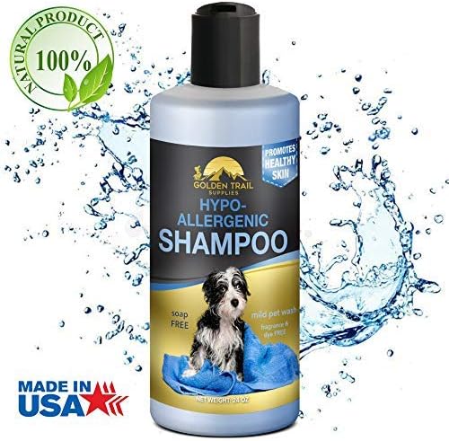 Hypoallergenic all Natural Mild Pet Shampoo Wash & Conditioner Perfect of Doodles, Fragrance & Dye Free for Itchy Allergies & Sensitive…