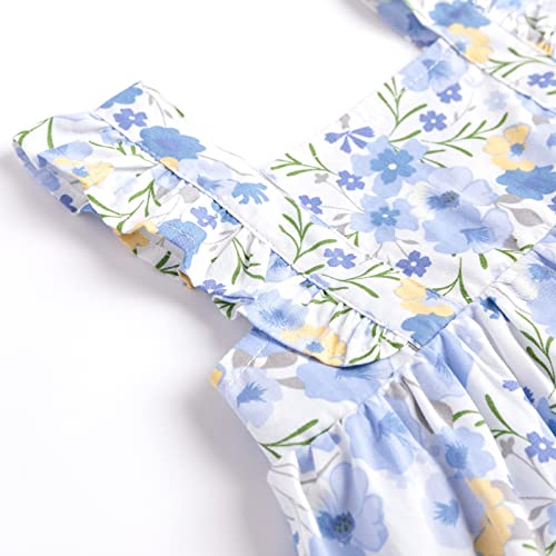 Simplee kids Baby Infant Girls Cotton Short Ruffle Sleeve Summer Romper Outfits 3-24 Months3