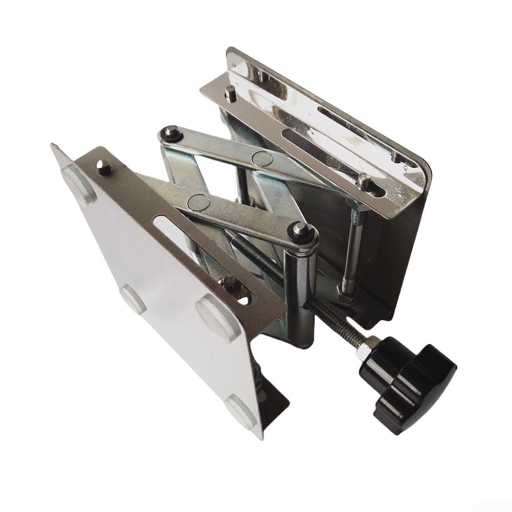 Plataforma de elevación de acero inoxidable ajustable en altura de 150 x 150 mm, versátil soporte de laboratorio y mesa de trabajo para carpintería, proyectos de enrutador y uso en talleres