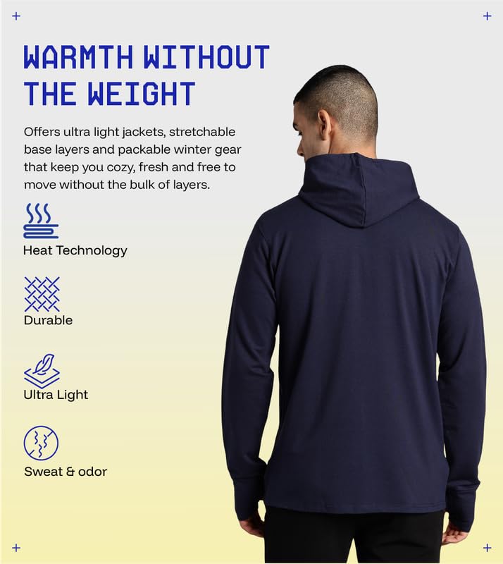 Image of BLUE TYGA Anti-AC Thermal Jacket Pro - Winter Jacket with Ultra-Lightweight HeatTrap Technology for Office, Flight, Travel & Indoor Cold Weather