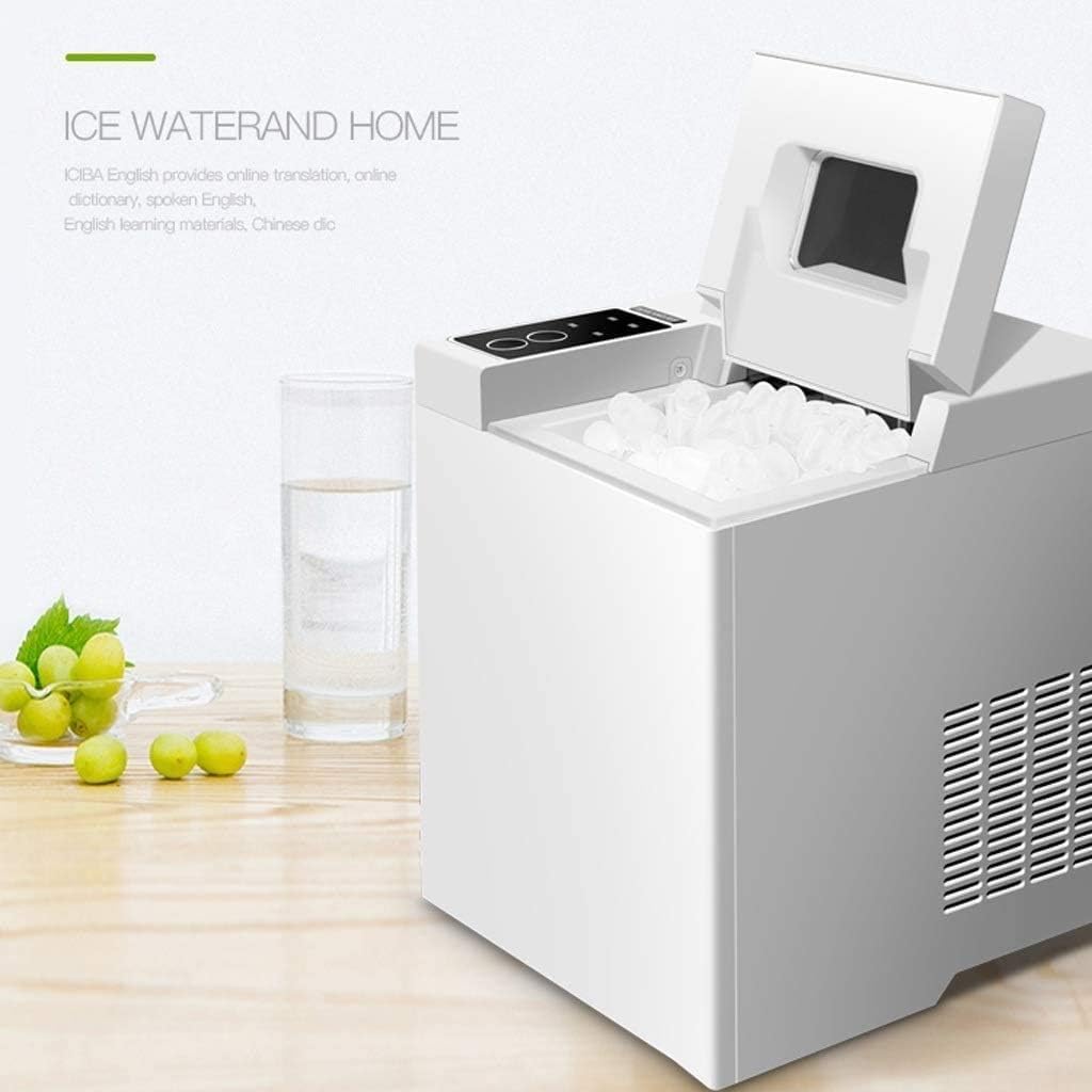 Countertop Full Automatic Cube Maker Machine, Ice Cube Maker Portable Ice Maker Machine, Smart Button Control,for Home, Office, Party and Bar