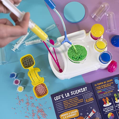 Clementoni Galileo Lab – Meine ersten Experimente, spannende Versuche für Vorschulkinder, Experimentieren mit Farben, Gewichten & Maßen, für kleine Forscher ab 5 Jahren von Clementoni 59266