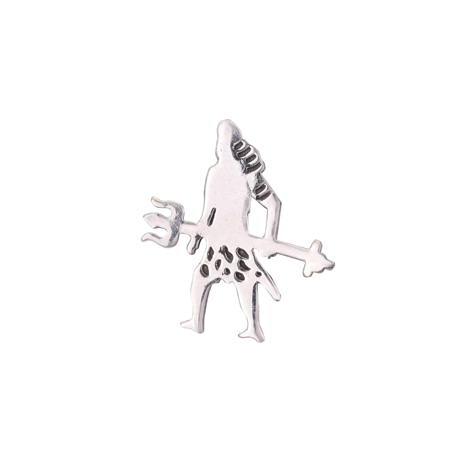 Nemichand Jewels 925 Silver Shiva Earring For Men (1pc) (B07NBHGQM3) Amazon Price History, Amazon Price Tracker