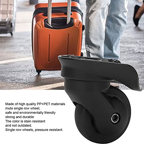 Suitcase Replacement Wheel, 2 Pcs Single Row Wheel Universal Casters Outdoor Casters for Suitcase Repair2