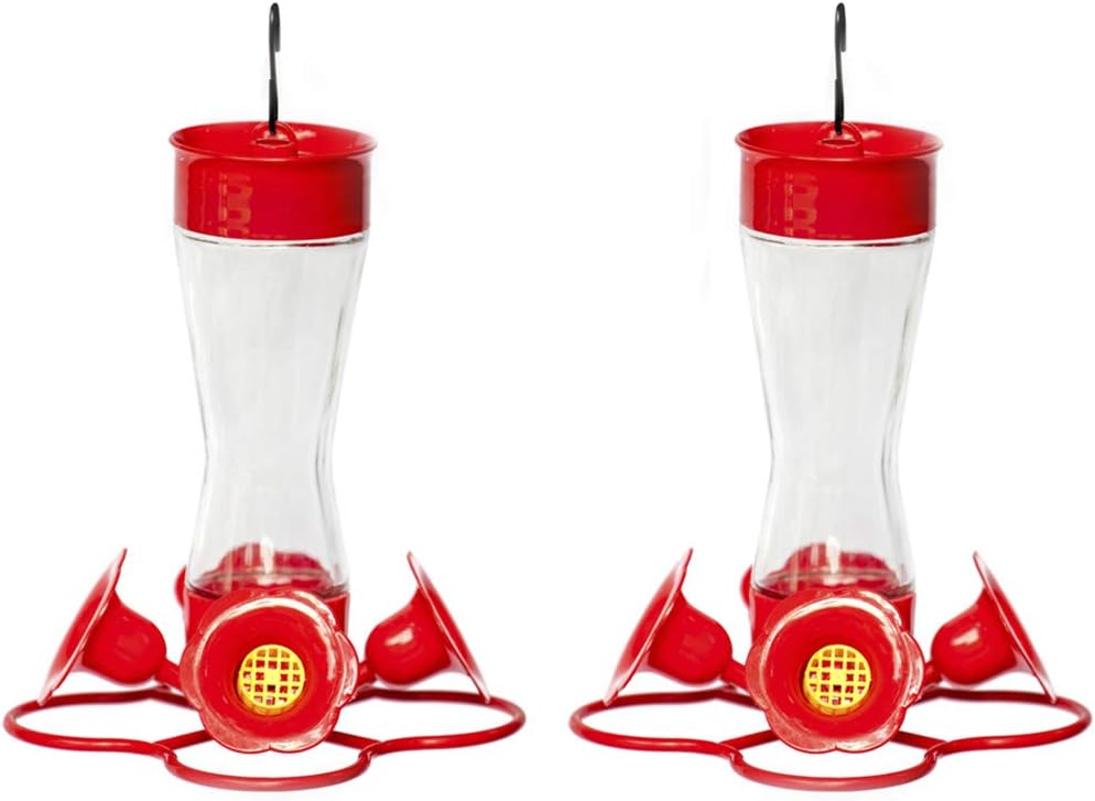 Nature's Rhythm Bird Feeder 4 bee Guard Plastic Feeding