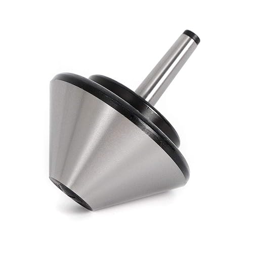 Miniatura 6 de ButterFox MT2 Torno Bull Nose Live Center 5 '' (4.724 in) Morse Taper #2 Herramienta Broca 75 Grados
