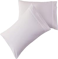 Vista 22 de SONORO KATE Juego de fundas de almohada de lujo de microfibra cepillada 1800 Bedding - antiarrugas, (beige, 2 fundas de almohada estándar)