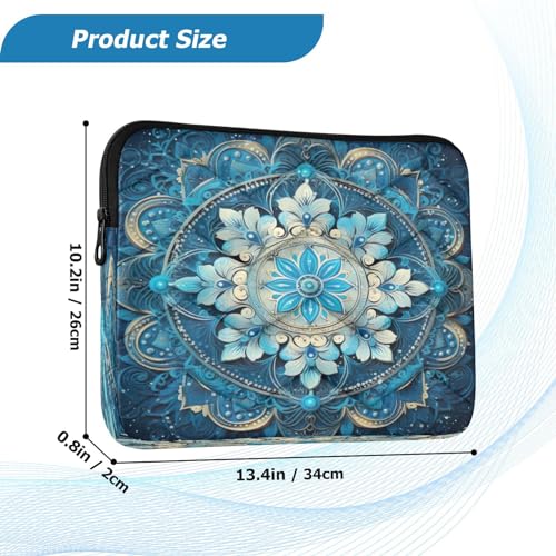 Funda para portátil de 13-14 pulgadas impermeable azul miniatura 3