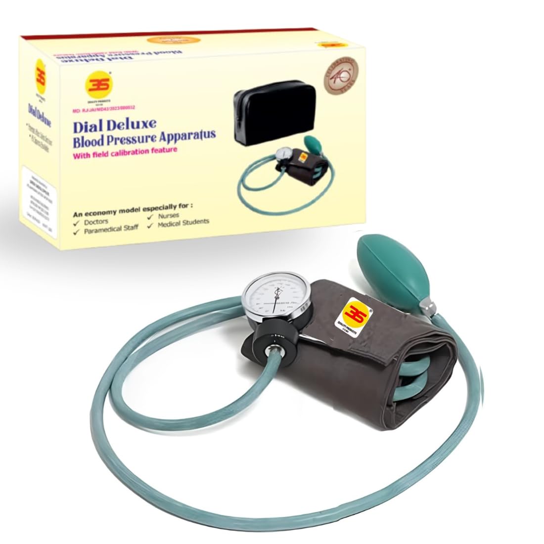 3S Aneroid Dial Type Long short tube Sphygmomanometer Blood Pressure Monitor | BP Apparatus Manual | Accurate Measurements | Superior Build Quality-image-40