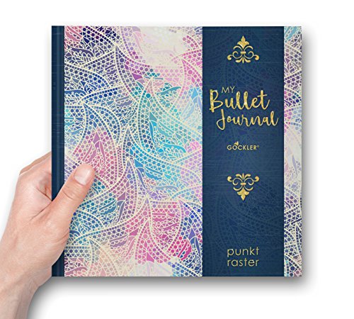 GOCKLER® Bullet Journal: Punktraster Notizbuch mit 100+ Seiten || Inkl. Register, Seitenzahlen, Glänzendes Softcover || Ideal für Handlettering & Zeichnungen || DesignArt.: Edle Ornamente
