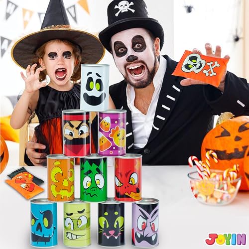 Image of JOYIN 13 Pcs Halloween Carnival Can Bean Bag Toss Games for Kids & Adults Trick or Treat Decoration, Home Decor Party Favors Supplies, Homeschooling Backyard Game