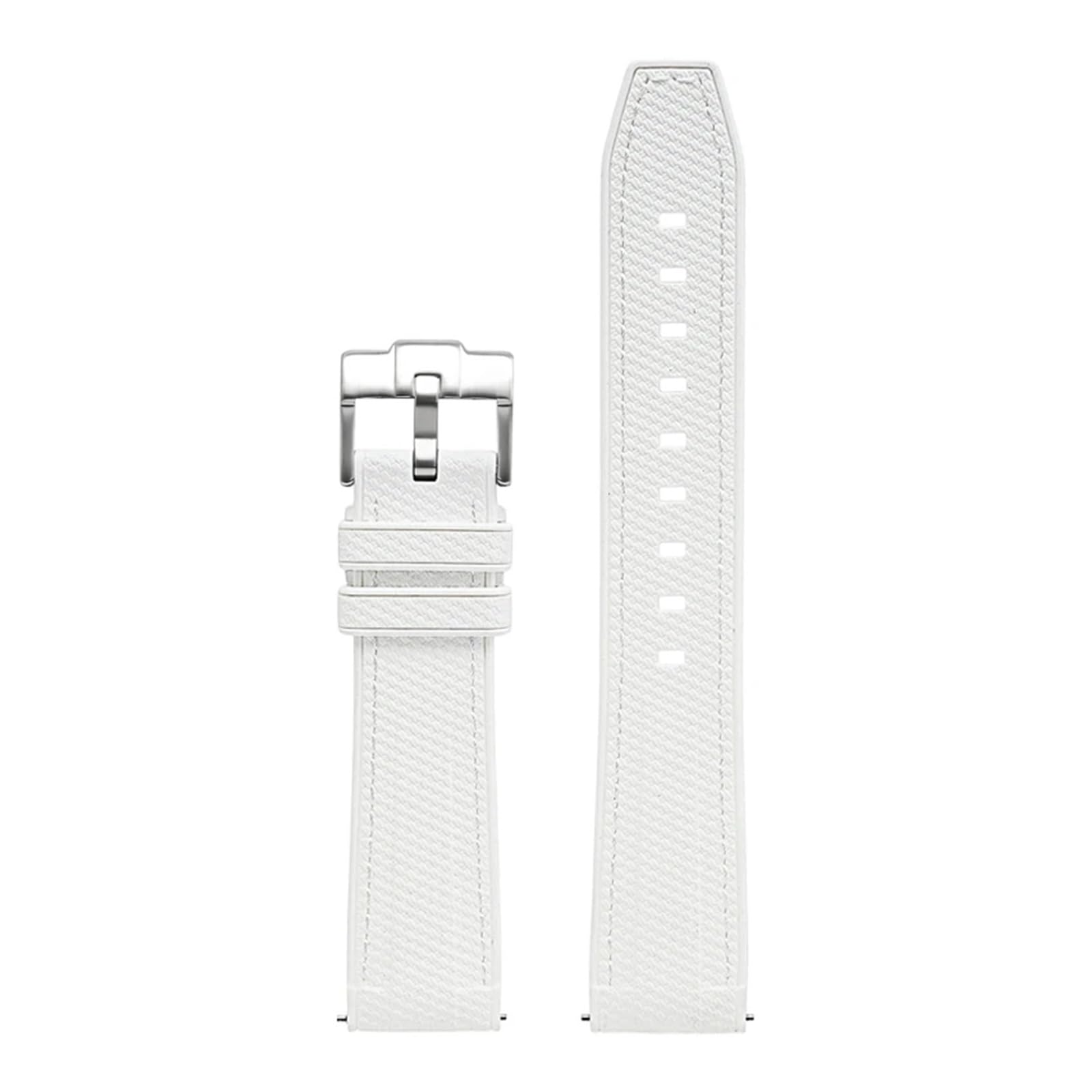 Cinturino in silicone liquido da 20 mm a 22 mm, universale, a sgancio rapido, sportivo, impermeabile, for immersioni