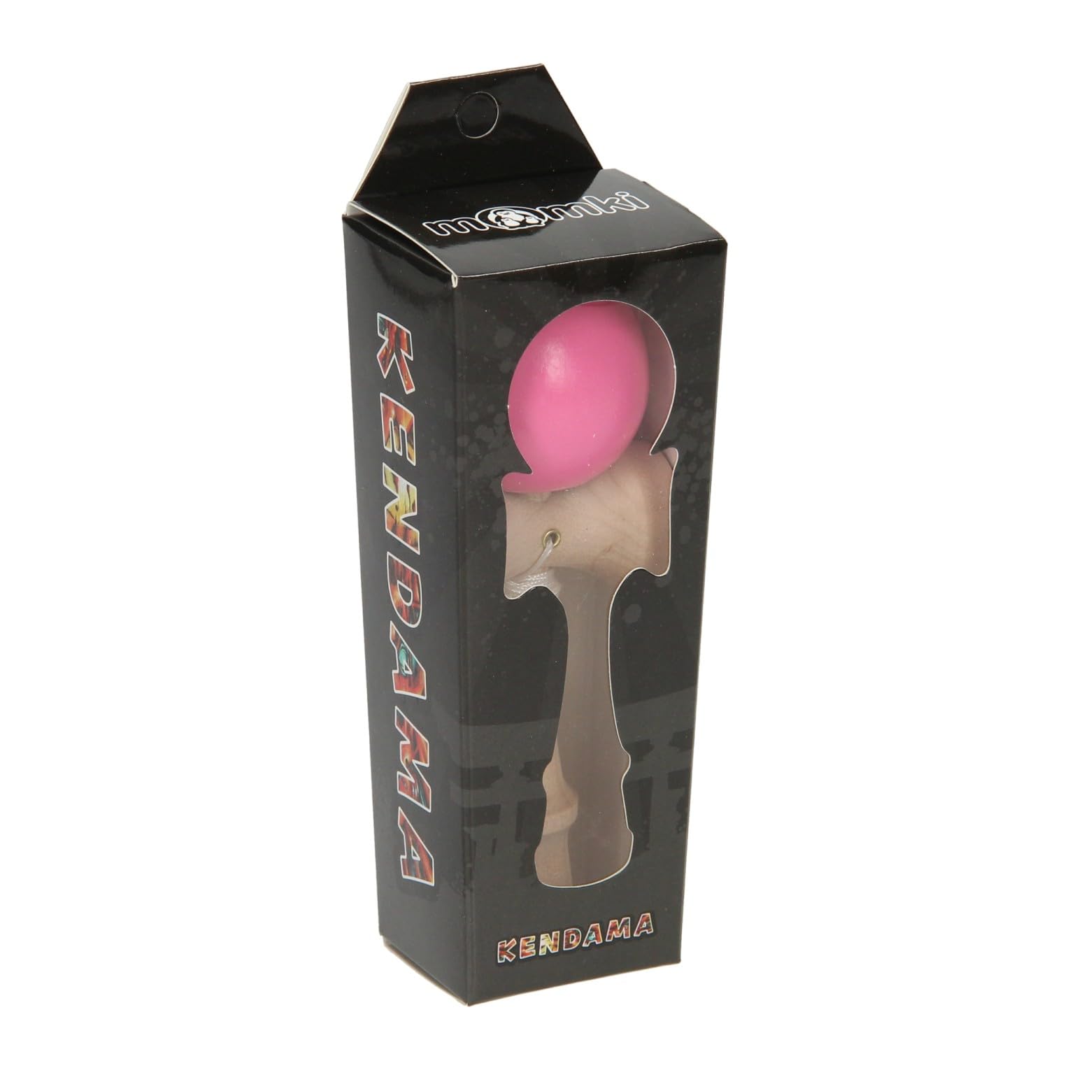 Kendama gioco di abilità in legno 15 x 5 x 4 cm rosa (modello piccolo)