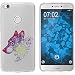 Produktbild PhoneNatic Case kompatibel mit Huawei P8 Lite 2017 Silikon-Hülle Floral Wolf M3-5