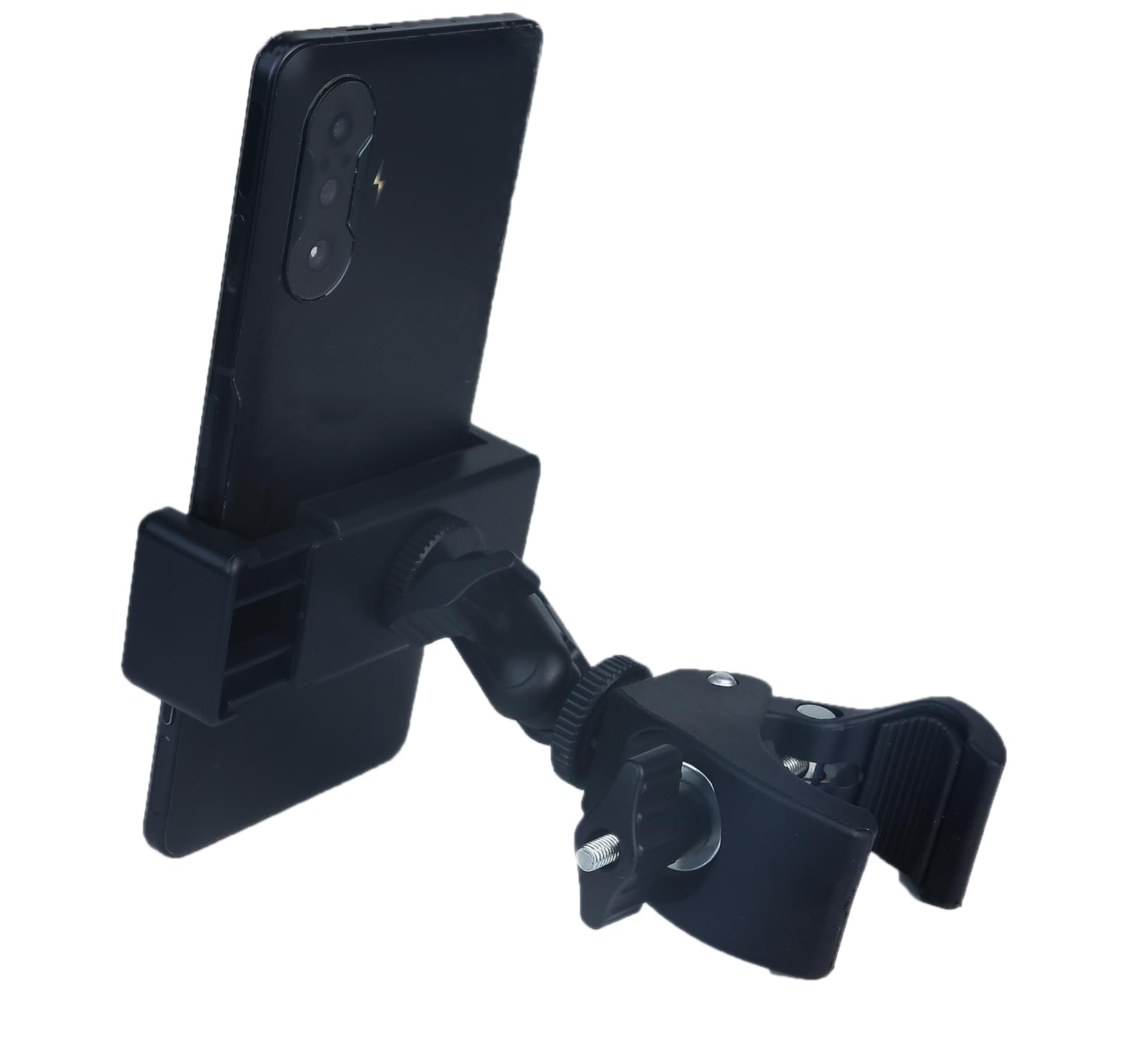 Soporte de teléfono con Abrazadera para Carrito de Golf, Soporte Universal para Bicicleta, Silla de Ruedas, Soporte de micrófono para Cochecito, Soporte para teléfono