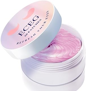 ECEG Rose Brightening Eye Mask Under Eye Mask-60 Pcs Under Eye Patches for Dark Circles Under Eye Mask Eye Patches Eye Masks for Dark Circles Puffiness Collagen Skin Care Products