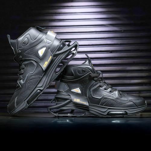 Image of ASIAN Basket-11 Men's Mid-Top Sneakers with Full TPU Sole, Dual-Pillar Bounce Cushioning, Memory Foam Shoes, Premium Design and Arch Support for Sports