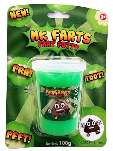 Mr. Farts - Fart Putty - Party Bag Fillers - Kids Slime Pots - Fart Noise Maker - Prank Stuff - Perfect Christmas Stocking Stuffers - Funny Children's Toys