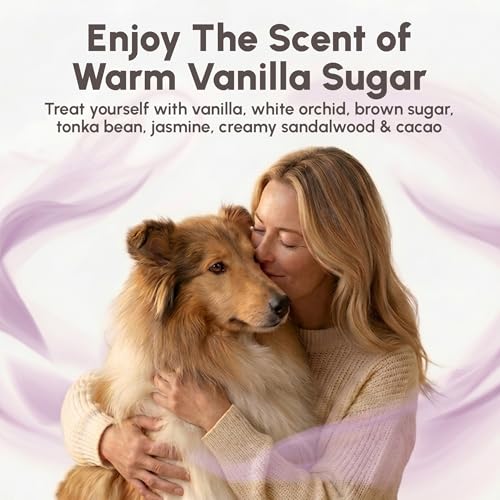 Image of Best Shot Scentament Spa Botanical Body Splash, Detangler Spray, Hypoallergenic Body Spray for Cat, Dog, Warm Vanilla Sugar, 8 Oz.