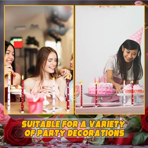 Velas LED de cera real decorativas para San Valentín y propuestas matrimoniales 7