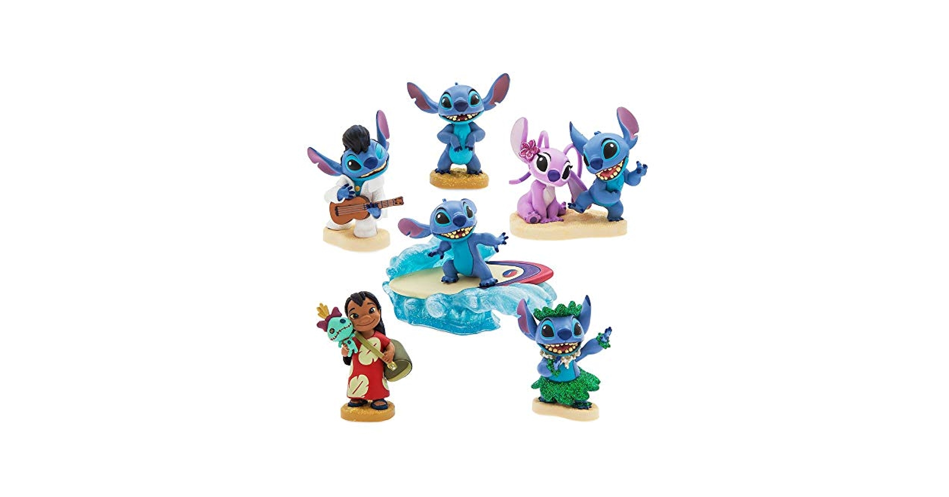 Amazon.com: Disney Lilo & Stitch Figure Play Set : Toys & Games
