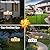 LED Solar Address Sign, Address Numbers Sign for Yard with 2 Colors, Warm White & Cool White, IP 65 Waterproof House Numbers Sign for Outside, Wall Mounted/In Ground Solar House Number kit