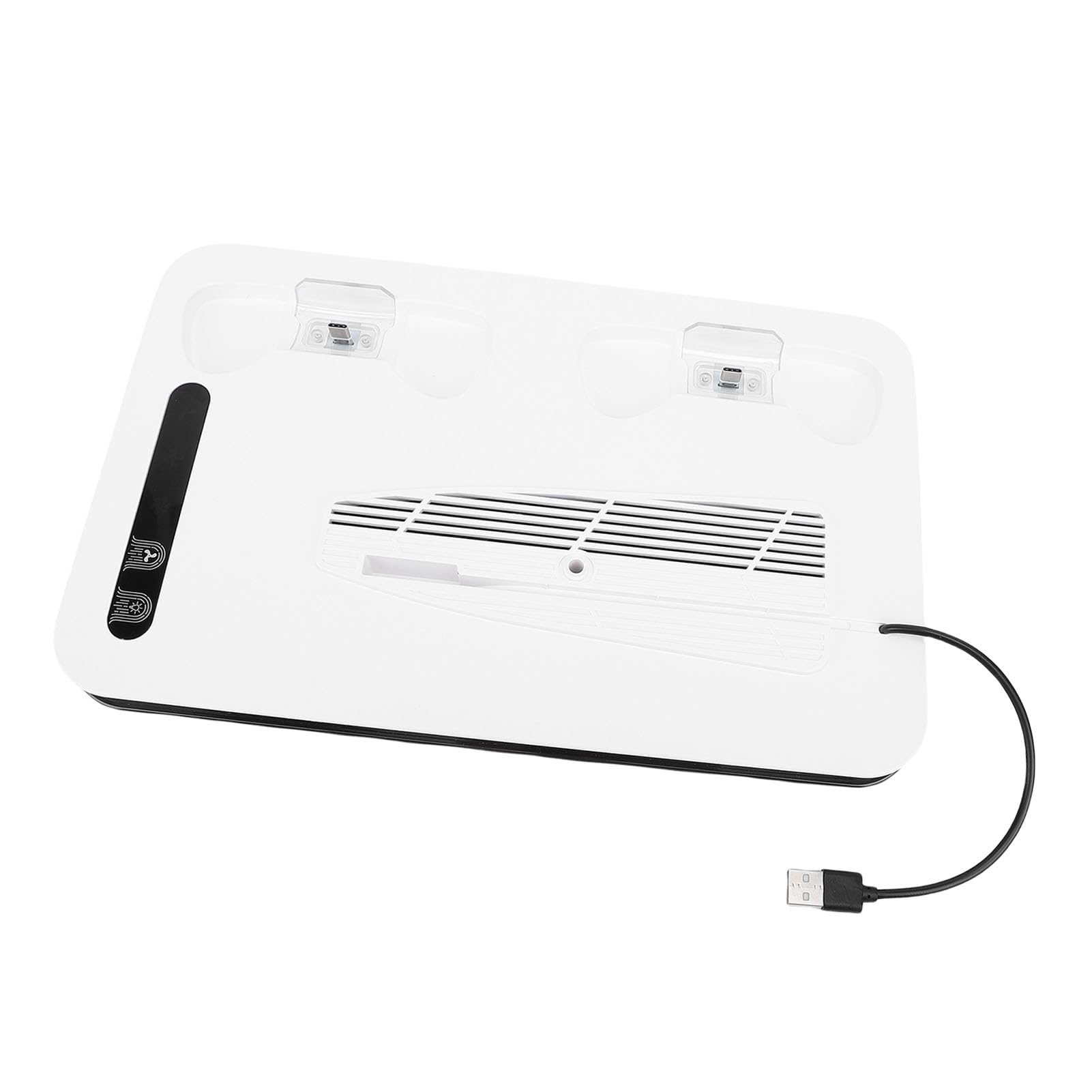 Soporte de Refrigeración para Consola de Juegos Vertical, Cargador de Controlador Eficiente con Ventilador Ajustable, Luz RGB para Jugadores