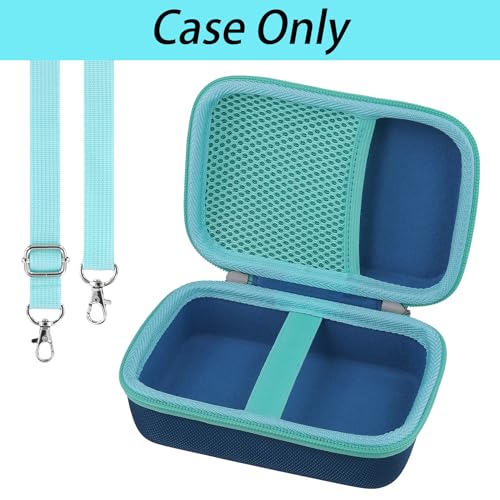 Image of khanka Hard Case for Kodak Smile+ /Kodak Smile Plus Camera,Blue | EVA Hard Shell, Mesh Pocket Accessory Storage, Travel-Ready Portable Storage, Easy Carry Handle, Protective Case Only