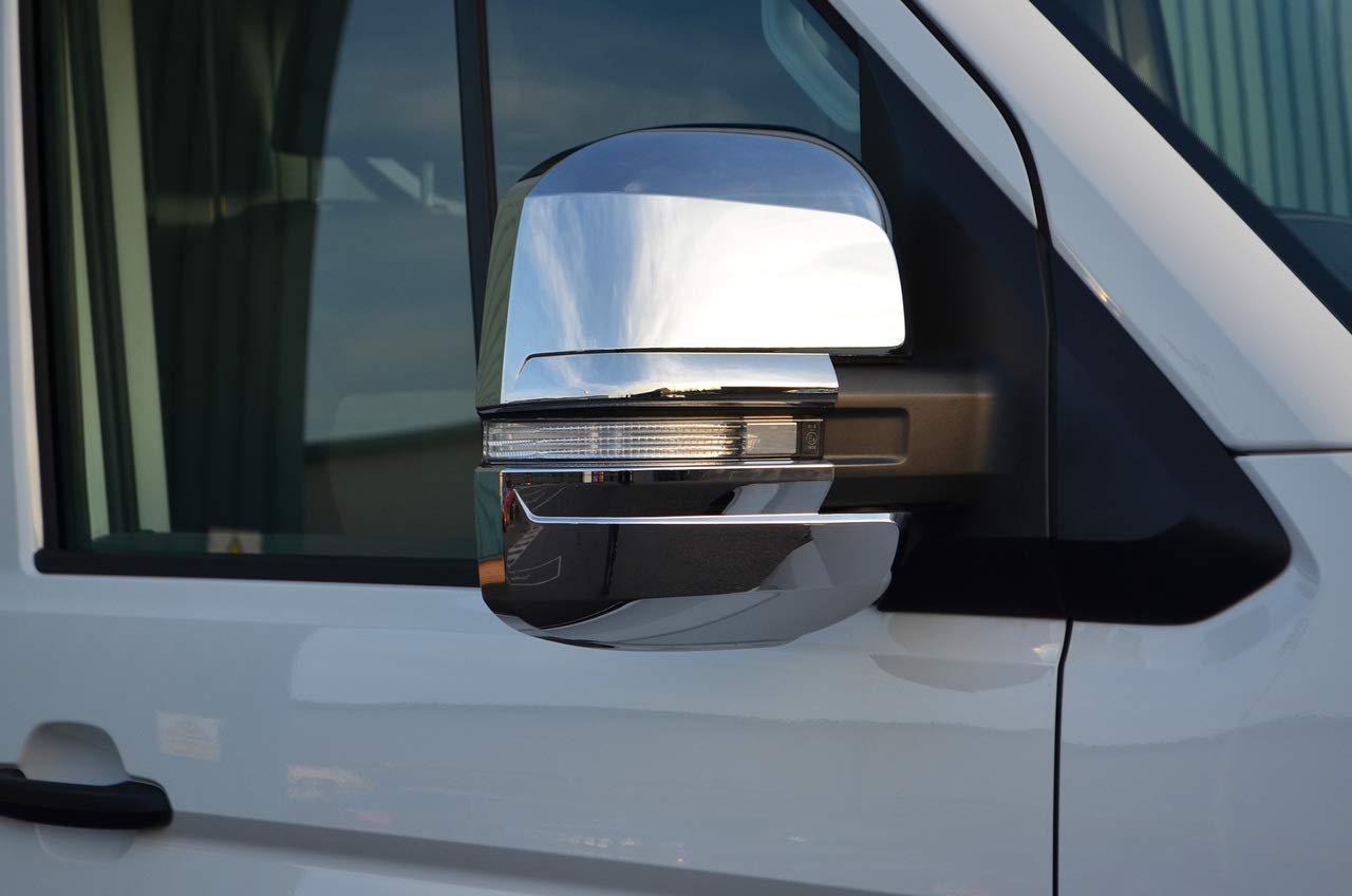 Chromowane skrzydło osłony lusterek pasują do rzemieślnika (2017+)