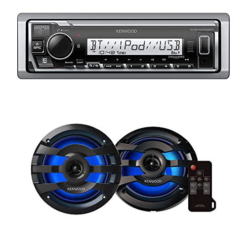 Kenwood KMR-M332BT Estéreo para Auto y Marine con Control Remoto miniatura 1