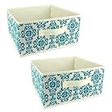 DII Fabric Storage Bins for Nursery, Offices, & Home Organization, Containers Are Made To Fit Standard Cube Organizers (11x11x5.5