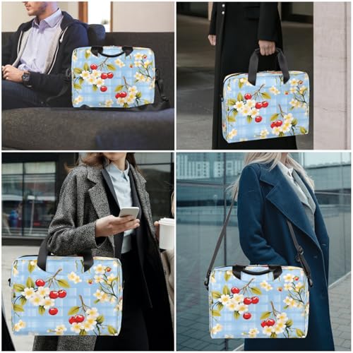 Maletín delgado para laptop 16 pulgadas con diseño floral miniatura 7