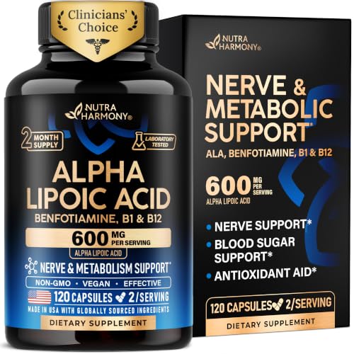Alpha Lipoic Acid 600mg + B12