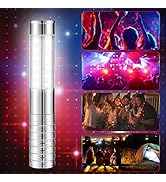 Lot De 6 Bâtons Lumineux Stroboscopiques Réutilisables Pour Bar, Boîte De Nuit, Mariage, Fête D'anniversaire, Concert (6 Argentés